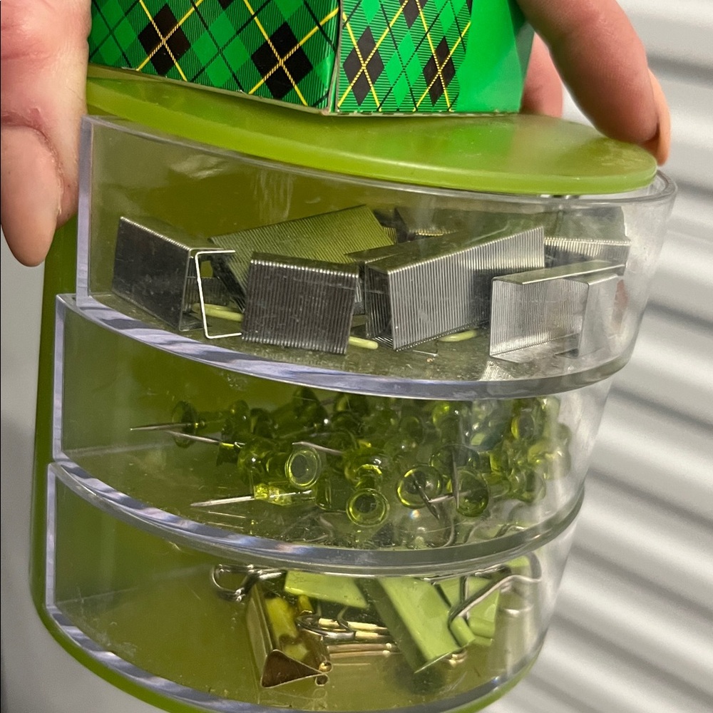 Desk office bundle in lime green